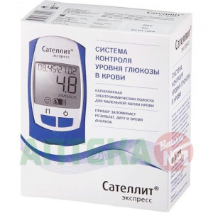 Глюкометр Сателлит экспресс ПКГ-03 (комплект)